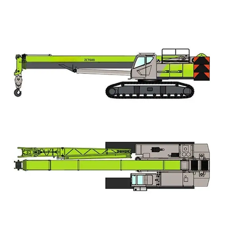 ZOOMLION ZCT600V542 60-Ton Crawler Telescopic Crane - Reliable