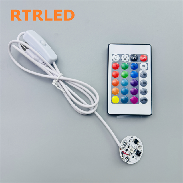 DIY Light RGB RGBW Warm White Dual CCT 16 Colorful LED Module With One Button Switch for Night Light Bambu Lab 3D Printing Lamp