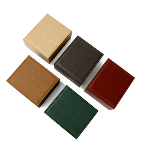 Sáng tạo cao cấp PU da đồng hồ hiển thị hộp Matt cán xốp lót cho bút còng trang sức thiết lập trình bày hộp giấy - Product Image 4