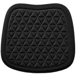 เบาะนวดผ้าสีดำสำหรับรองรับเก้าอี้ บุนวมอย่างสบาย - Product Image 1