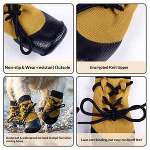 Chaussettes de pluie antidérapantes imperméables pour l'extérieur, toutes saisons, pour <span class=keywords><strong>chien</strong></span> Golden Retriever, couvre-pieds, chaussures pour animaux de compagnie - Product Image 4