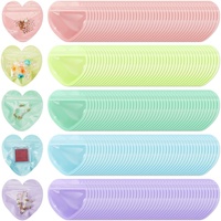 Bolsas Ziplock Personalizadas con Logotipo, Bajo MOQ, para Joyería, Anillos, Coleteros, Embalaje de PVC en Forma de Corazón, Reciclables, Venta al Por Mayor