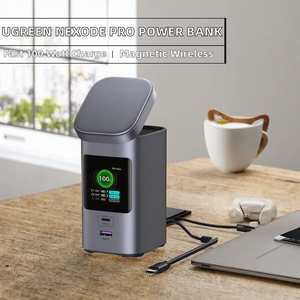 พาวเวอร์แบงค์พกพา 15W 20000mAh ชาร์จเร็ว USB-C 100W 4-in-1 แม่เหล็ก 3 พอร์ต 2C1A หน้าจอ TFT - Product Image 2