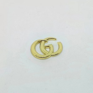 Großhandel 34*7mm P-Buchstabe Metall Minimalistisch Trendy Englischer Buchstabe - Dekorative Metallarbeiten für Kleidung/Haarspangen/Kieferklammern/Kopfschmuck - Product Image 3