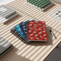 Ensemble de carnets à spirales Zebra Series A4 et A6, ensemble de planificateurs à couverture rigide de haute qualité sur le thème des animaux, option de logo personnalisé, cadeau de bureau