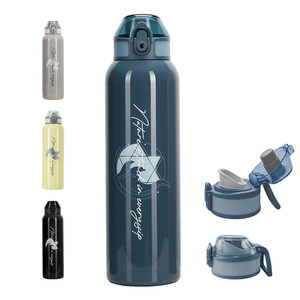 Botella de Agua Aislada al Vacío de Acero Inoxidable de Doble Pared de 24 oz 700 ml 315 - Product Image 1