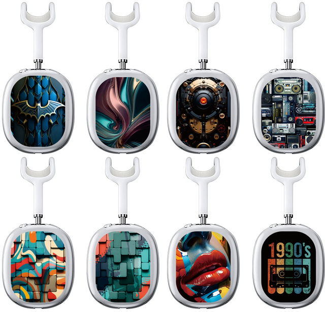 Bulk Custom 3d Printed Fashion Men Graffiti Ins Flower Crystal Cover Sleeve Protective Cases for Apple AirPods Max Headphones