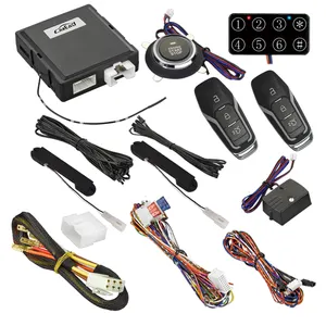 Kunci Pintar PKE Alarm Mobil Tanpa Kunci, Sistem Masuk Tanpa Kunci, Tombol Tekan, Starter Jarak Jauh dengan Remote untuk Ford