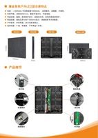 Module LED d'extérieur Dawei P7.81, cathode commune, type à économie d'énergie, double maintenance avant/arrière, haute luminosité, affichage 6000 LED