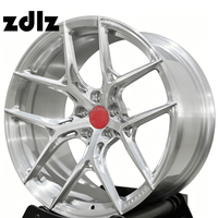 Jantes forgées personnalisées 17 18 19 20 21 22 pouces 5x112 5x120 5x114.3 5x108, finition argent brossé, pour BMW M2 M3 M4, pour Audi RS5
