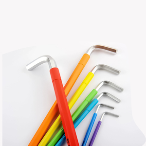 45 cái cơ khí chuyên nghiệp thêm cánh tay dài cờ lê Allen Key Hex Bộ Torx bit Sao cấp công nghiệp hệ thống đo lường số liệu - Product Image 6