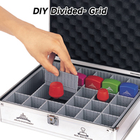 Boîte de rangement portable de haute qualité avec joint de compartiment flexible Boîte de rangement exclusive pour timbres