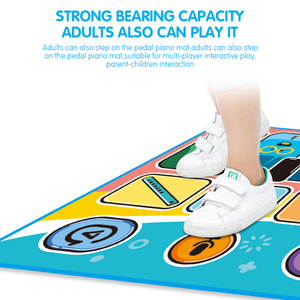Juguete educativo de alta calidad de dibujos animados coloridos Jouet Kids Dancing Musical Floor Piano Keyboard Play Mat - Product Image 4