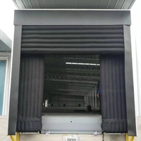 Abri de quai gonflable électrique, joint de quai gonflable à air comprimé, joint de quai gonflable en tissu PVC robuste pour entrepôt frigorifique
