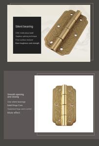 Современные латунные петли для мебели с доводчиком, регулируемые, угол открывания 180 градусов - Product Image 5