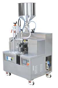 Machine de remplissage et d'emballage semi-automatique multifonction en acier inoxydable pour l'industrie cosmétique et alimentaire - Product Image 2