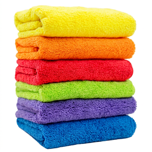 Chiffon de nettoyage automobile NOVISON en microfibre, grande boucle torsadée, double couche, séchage rapide, super absorption, pour le lavage et le séchage des voitures - Product Image 1