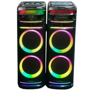 Cassa Acustica Passiva Professionale Portatile da 12 Pollici x 4 con Bluetooth, Illuminazione RGB, per Feste e Palcoscenici - Product Image 1