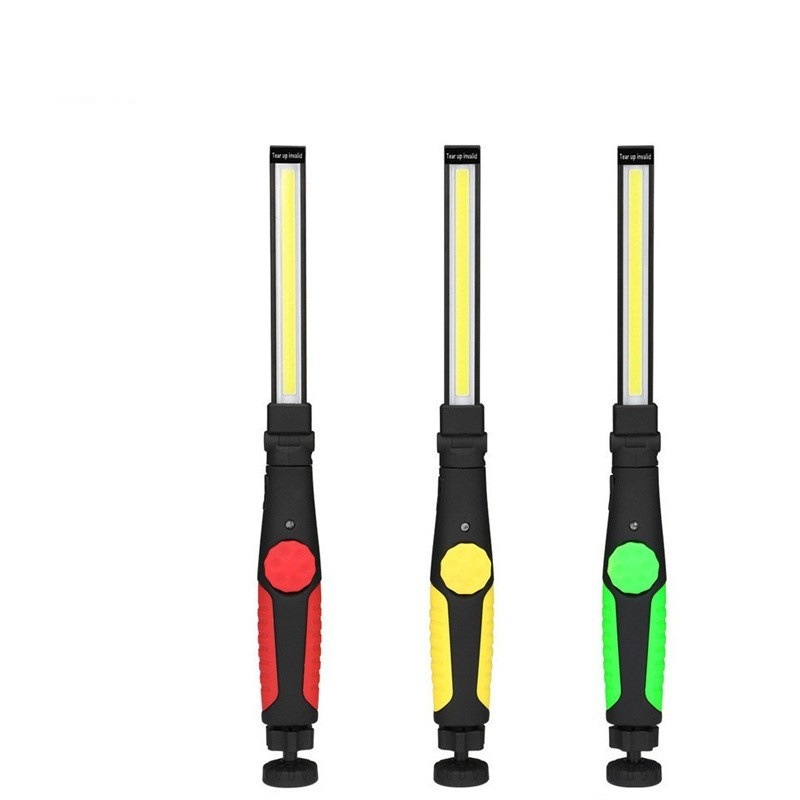 Rechargeable 360 Adjustment Dimmable Bright LED Inspection Lamp Magnetic Waterproof Cob High Quality Folding Workshop Work Light