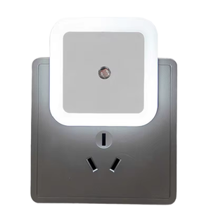 Dusk to Dawn Sensor Control LED Night Light Square Mini ABS Wall Lamp with EU/US Plug <strong>Price</strong> - Product Image 2