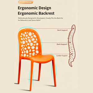 Fabricante y Proveedor de Muebles y Artículos de Plástico, Silla de Cafetería <span class=keywords><strong>Sanza</strong></span>, Silla Lateral Moderna y Elegante Apilable de Plástico - Product Image 4