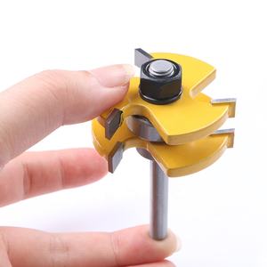 Juego de 2 Brocas de Ensamblaje de Lengüeta y Ranura de Alta Calidad con Vástago de 6.35 mm, Herramienta para Cortar Madera - Product Image 3