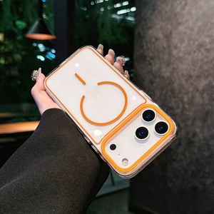 เคสใสกันกระแทกแบบแข็งแรงทนทาน ผลิตจาก TPU และ PC พร้อมแม่เหล็ก สำหรับ iPhone 17 Pro Max ขายดี - Product Image 3