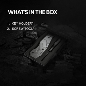 من المصنع مباشرة ثلاثة في واحد فاتح زجاجات من الألومنيوم قفل مشبك سكين متعدد الوظائف تكتيكي مقاوم للماء خفيف الوزن - Product Image 6