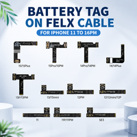 Câble flexible JCID préprogrammé pour batterie iPhone 13, 12 mini, 14 Plus, 11 Max, 15 Pro – Affiche 100 % de santé et 0 cycle de charge