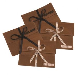 <b>Envelope</b> Folding Bags Velvet Package Flip Cover Packing Bag for Velvet <b>Gift</b> Cards Pouch with logo - Product Image 3