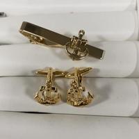 Ensemble de bijoux pour homme avec ancre nautique, broche, barrette à cravate, pour occasions formelles, cadeaux promotionnels personnalisés