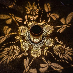 Regalos de Navidad para Mujeres y Mamás, Lámparas Solares con Forma de Girasol, Luces Solares Colgantes Impermeables para Exteriores, Decoración de Jardín - Product Image 2