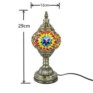 Lampe de table LED en mosaïque turque moderne DIY Kit de cadeaux créatifs faits à la main pour la décoration intérieure Nouvelle arrivée pour parent-enfant - Product Image 2