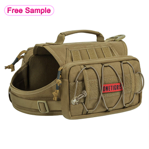 Açık seyahat yansıtıcı naylon yürüyüş sırt çantası demeti köpek çeviklik eyer çantası ayarlanabilir boyutu büyük kapasiteli - Product Image 1