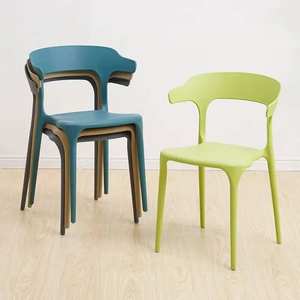 Simple Furniture Stackable Modern Leisure Design Full PP Plastic <b>Dining</b> Room <b>Chair</b> - Product Image 6