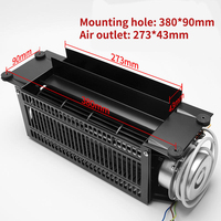 Ventilateur de cabine d'ascenseur FB-9B 220V 25W à flux croisé pour circulation d'air de plafond, pièces de rechange pour ascenseurs - Fournisseur chinois