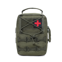 Sac de premiers secours tactique médical imperméable en nylon 1000D de haute qualité, trousse de premiers secours, sac de survie d'urgence vide