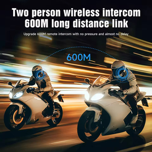 Auriculares Intercomunicadores <span class=keywords><strong>para</strong></span> Cascos de Motocicleta con Cámara, Grabación de Video, Comunicación BTH de 600m, Auriculares Impermeables <span class=keywords><strong>para</strong></span> Motociclistas - Product Image 4