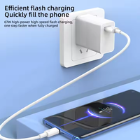 Ucuz fiyat QC4.0 süper hızlı şarj abd ab tak 33w 67w 120w Gan şarj car6a 6a tipi C kablo ile Xiaomi 120w şarj için