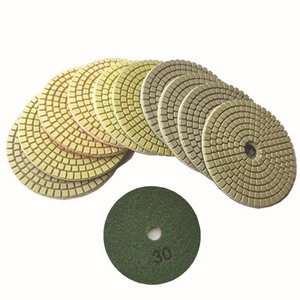 Disques de polissage diamantés 3 et 4 pouces pour meuleuse d'angle, grain fin 800, pour pierre, céramique et béton - Product Image 2