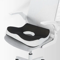 Oreillers lombaires en mousse à mémoire de forme antidérapants et coussins de siège chaise de bureau sièges de voiture coussins sciatique dos soutien du coccyx pour un usage domestique