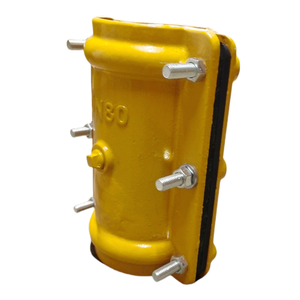 <span class=keywords><strong>Manchon</strong></span> de réparation de tuyau en <span class=keywords><strong>fonte</strong></span> de qualité supérieure Raccord de tuyau d'eau en <span class=keywords><strong>PVC</strong></span> largement utilisé avec traitement de surface de peinture - Product Image 2