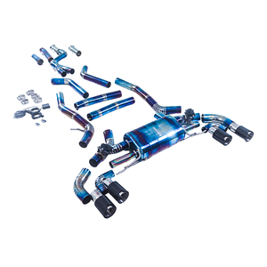 BMW M340i Drei-Liter-Titan-Mittel- und Heckauspuff Zentraler Schalldämpfer Doppelventile Vierfach-Carbonspitzen Großhandelsangebot - Product Image 4