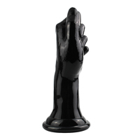 SNAILAGE 24cm * 10cm Jouet sexuel pour femme en TPE, point G, prostate, masturbation, bras de fisting, blanc cristal/noir, 622g