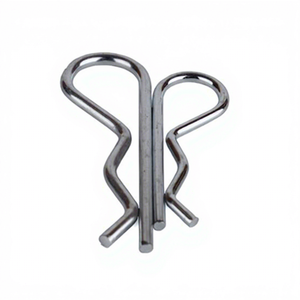 Goupille de sécurité fendue à ressort en acier inoxydable zingué, norme DIN94, 0,6 mm-3,6 mm, certifiée ISO9001 - Product Image 4