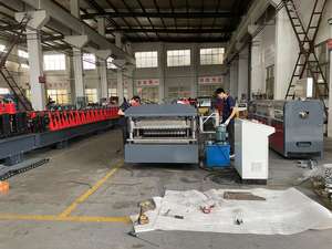 0.4-0.7mm 컬러 스틸 더블 레이어 지붕 기계 금속 사이딩 롤포머 - Product Image 3