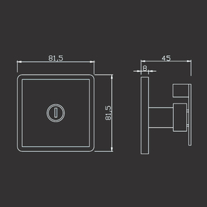 Yoursensoe YS307 Interruptor de llave de 5 posiciones de diseño moderno para selección de función de control de puerta corredera automática - Product Image 6