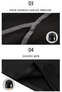 Áo Thun Chống Phát Ban Tùy Chỉnh In Thăng Hoa Cho Nam Áo Thun Chống Phát Ban Bjj Áo Nén Chống Phát Ban Lướt Sóng Lặn - Product Image 5