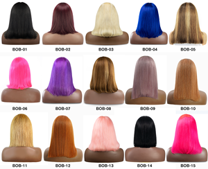 Perruques Courtes Bob Bouclées Kinky en Cheveux Humains, Perruques Frontales en Dentelle HD Sans Colle, Perruques Pixie Cut en Cheveux Humains pour Femmes Noires - Product Image 6