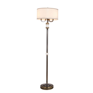 Nouvelle tendance, lampe sur pied décorative en tissu LED moderne pour hôtel, lampe sur pied de haute qualité avec abat-jour en tissu de couleur naturelle - Product Image 2